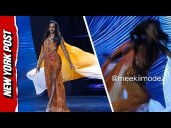 Miss Jamaica Falls Off Stage During Miss Universe Pageant, Carried Away on Stretcher