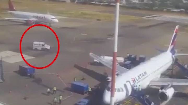 Cámaras captaron el asalto armado al carro de valores en La Guajira: así fue el millonario robo