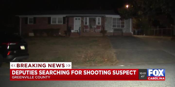 Deputies searching for shooting suspect in Greenville County
