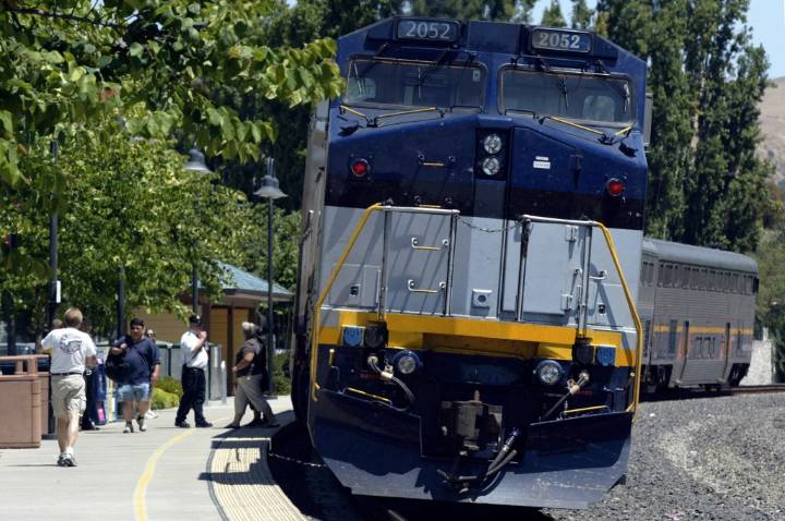 Person on east Oakland train tracks killed in collision with Amtrak train