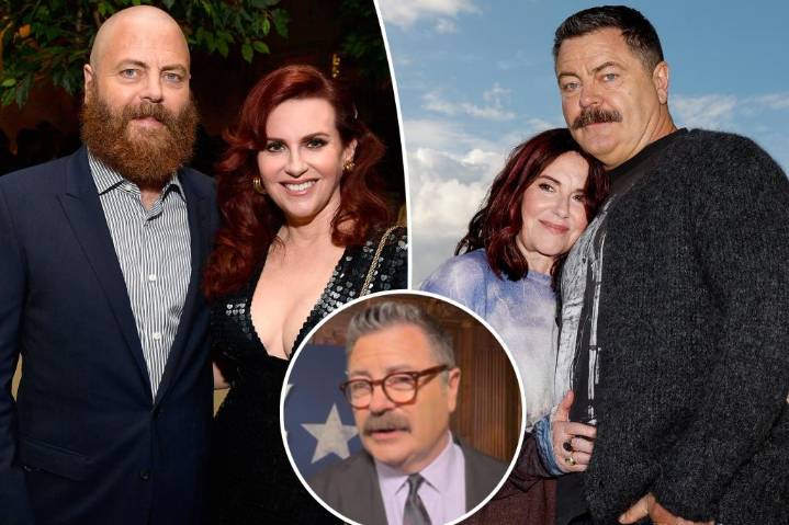 Exclusive | Nick Offerman isn't sure how he landed ‘gorgeous’ wife Megan Mullally