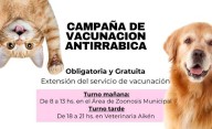 Campaña de vacunación antirrábica Gratuita y Obligatoria en Camarones