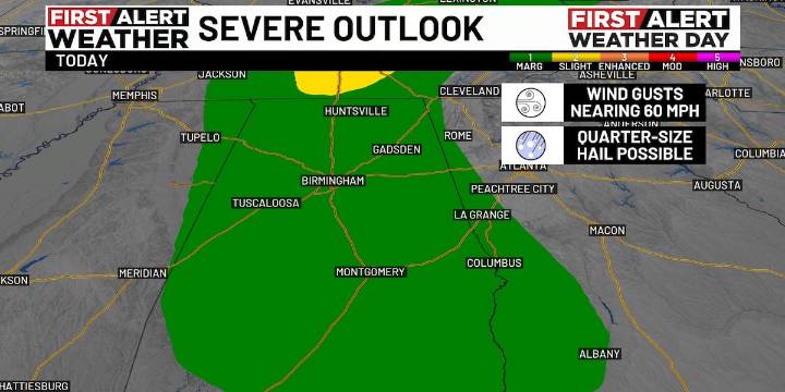 First Alert Weather: Strong storms possible Friday afternoon