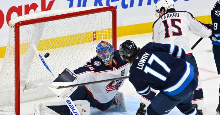 Scheifele has 3 assists to lead Jets over Blue Jackets