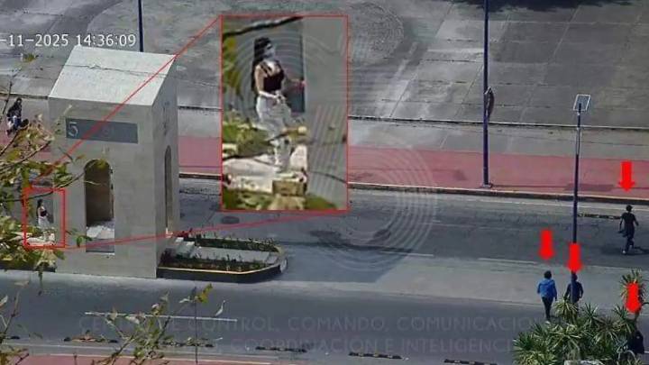 Identifican a presuntos responsables de vandalismo a la cápsula del tiempo