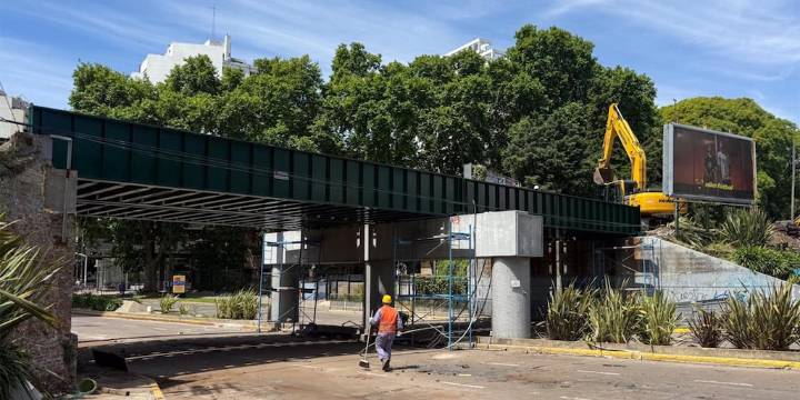 Finaliza la renovación del puente del tren Mitre que cruza la avenida Elcano: cuándo comenzará a normalizarse el tránsito en la zona