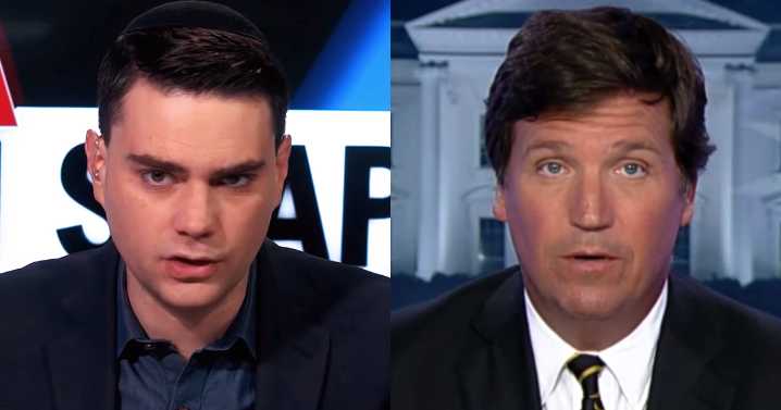 Ben Shapiro Emerges as Its Moral Leader By Calling Out Tucker Carlson