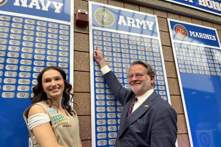 Rochester High School’s ‘Wall of Honor’ dedicated