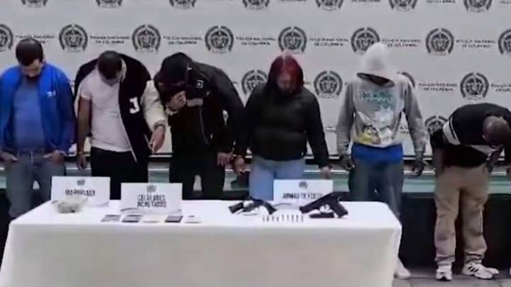 Capturan a 23 integrantes de bandas de microtráfico en Bogotá vinculadas a cinco homicidios