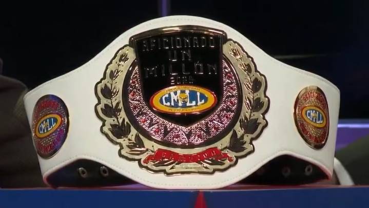 CMLL premiará al aficionado un millón con cinturón especial en la Arena México