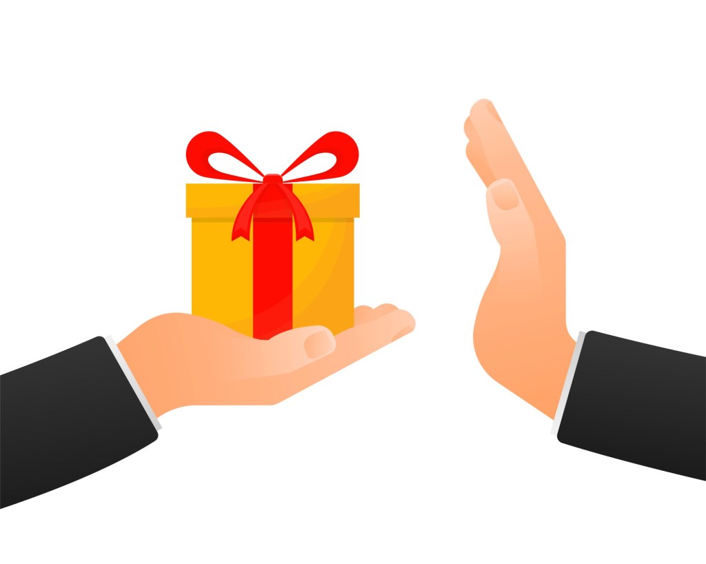 When a gift makes a big mess