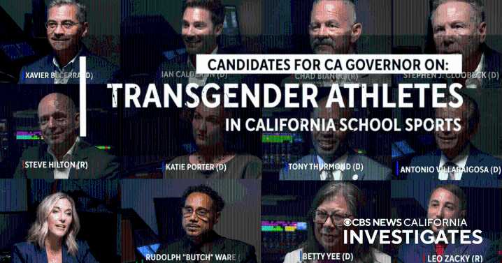 California 2026 governor candidates discuss transgender athletes in school sports
