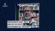Democrats may “sell” end of US govt shutdown as “victory”