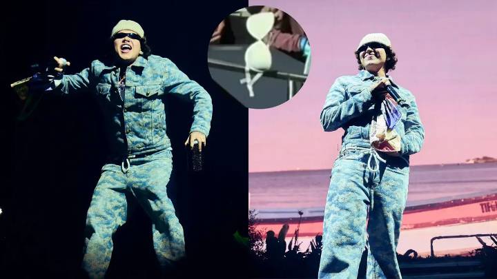 Este fue el particular objeto que le lanzaron a Beéle en su show en Bogotá