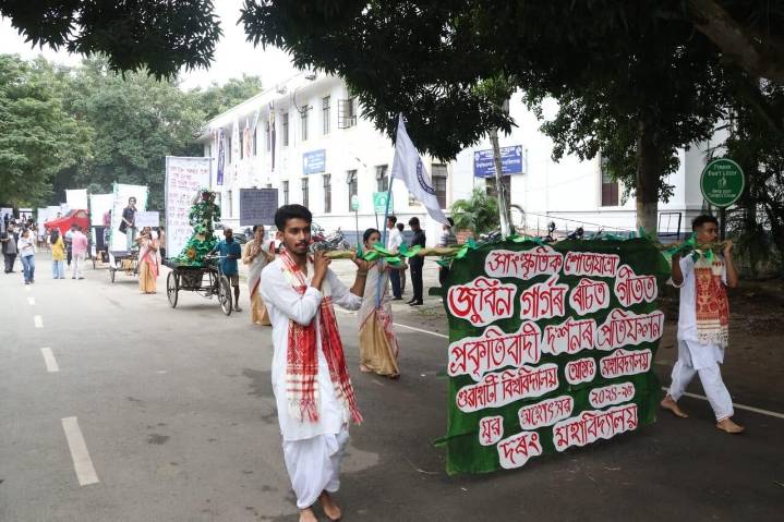 Cultures converge as Gauhati University turns into ‘mini Assam’ for youth festival