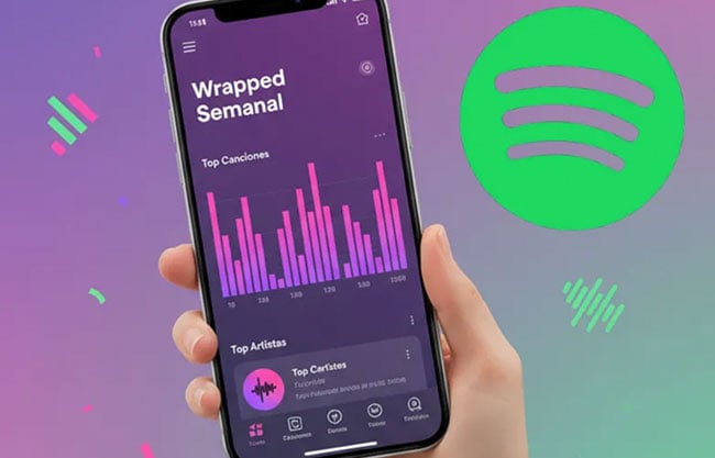 ¡Ya no tienes que esperar a fin de año! Así puedes ver tu ‘Wrapped Semanal’ de Spotify de manera sencilla