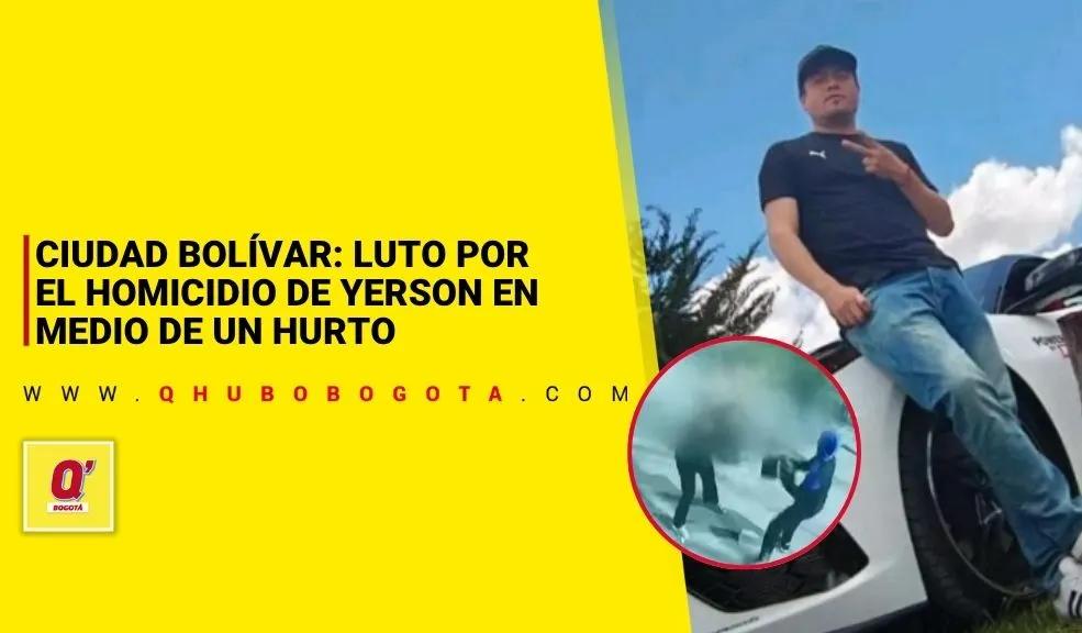 Ciudad Bolívar: luto por el homicidio de Yerson en medio de un hurto