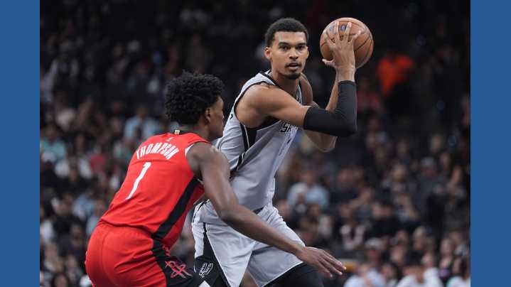 Barnes, Wembanyama lead Spurs to a 121-110 win over Rockets in the teams' NBA Cup opener