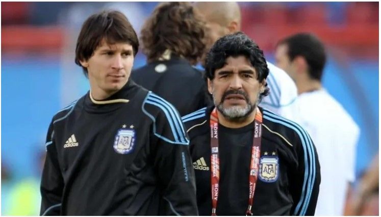 El posteo de Lionel Messi por el quinto aniversario de la muerte de Diego Maradona