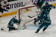 Sharks’ Klingberg takes a seat after miscue; Will roster spot be available for young center?