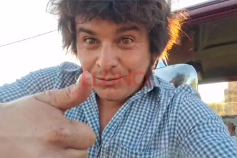 Diego Barreto, el “Milei chacarero” que arrasa en TikTok: “Mis videos le sacan una sonrisa a la gente”