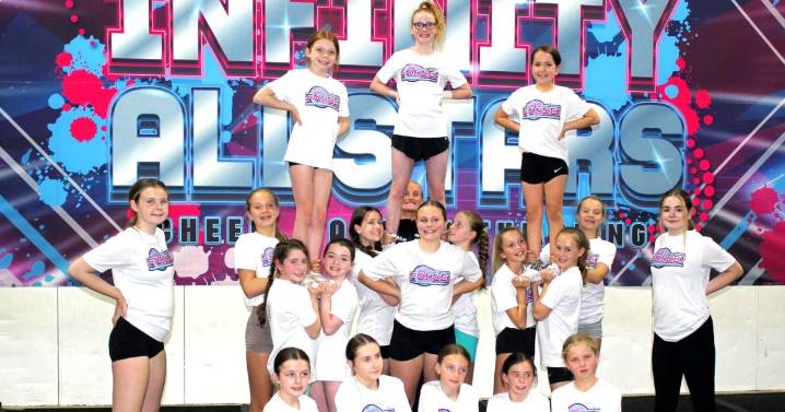 Ayrshire cheerleaders step to it with Rotary donation