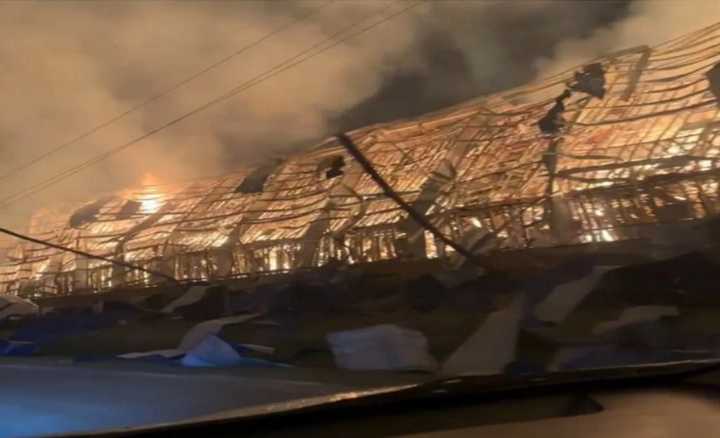 Explosión en Ezeiza: un video desde adentro muestra la destrucción total del Polo