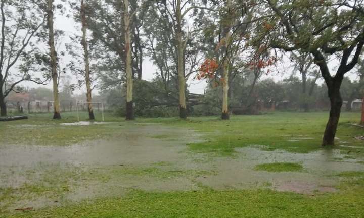 Tormentas afectaron a Comandante Fontana y las localidades de toda la provincia están hoy bajo alerta naranja