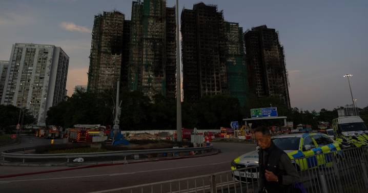 Canadian watched childhood home burn as Hong Kong blaze killed more than 100 people