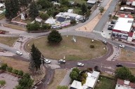 Cortes de tránsito por obras en la rotonda Av. Perón y Felice en Santa Rosa