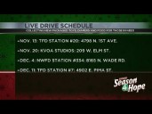 Donate toys, diapers and food at the News 4 Tucson Season 4 Hope live drive today