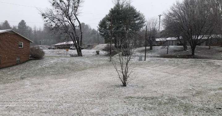 Higher elevations of Burke, McDowell counties may see snow flurries today and tonight