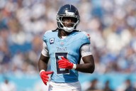 Titans' Calvin Ridley Carted to Locker Room With Significant Leg Injury