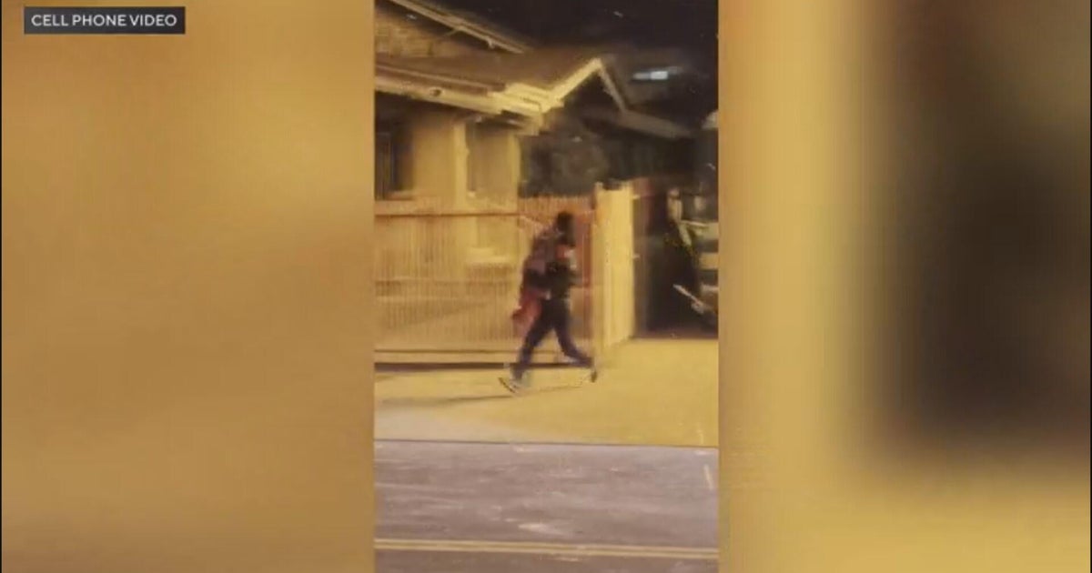 Off-duty paramedic rescues neighbor's daughter as fire burns near LA home