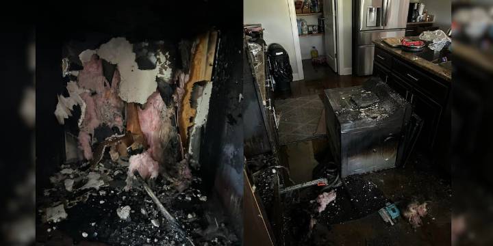 Kitchen catches fire on Thanksgiving Day in Smyrna