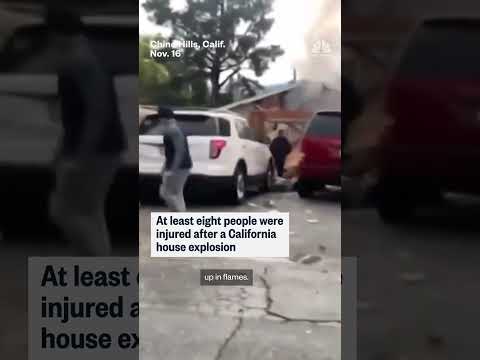 At least eight injured after California house explosion