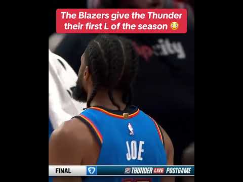 OKC's 1st loss of the season 😳