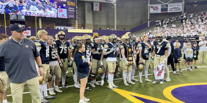 Bishop Heelan Crusaders are the runners-up for the Class 3A Football Championship