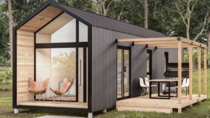 La casa prefabricada de 36 m2 que venden en Mercado Libre por $46,8 millones