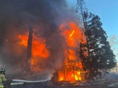 Vienna Home Fully Engulfed As Wind-Driven Fire Tears Through Property Hours After Warning
