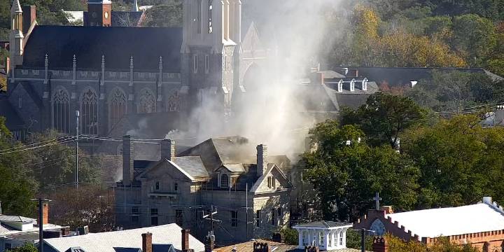 VIDEO: Historic building in downtown Wilmington on fire