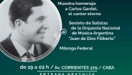 Gardel, tango y milonga en la Noche de los Museos