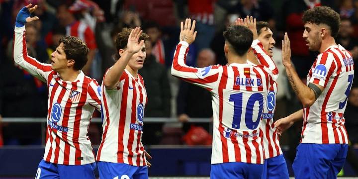 Gran jugada de Giuliano Simeone y estupenda definición de Julián Álvarez: el golazo del Atlético ante Union Saint