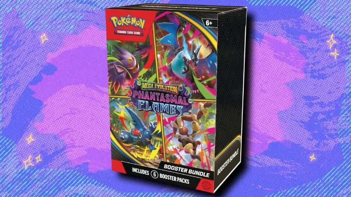 Pokémon TCG Mega Evolution: Phantasmal Flames Booster Bunde preorder under market value at Amazon