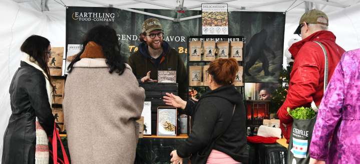 All smiles at the Harvest Market