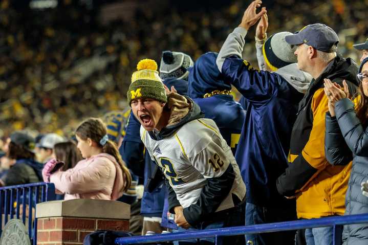 Where to watch Michigan vs. Ohio State college football streaming live on demand for free without cable today; Kickoff time, TV channel, spread, odds