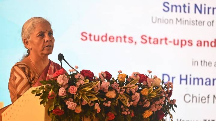 FM Nirmala Sitharaman Attends ‘Enterprise Assam-Viksit Bharat 2047’ at Jagiroad