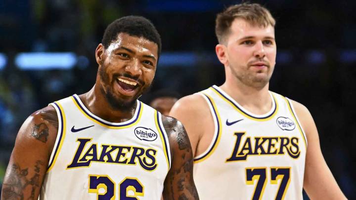 Lakers’ Marcus Smart was all of us when told about Luka Doncic’s ridiculous defensive stats vs. Spurs