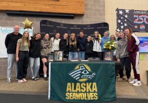 Rigby guard Kinzley Larsen signs to play basketball at Alaska Anchorage