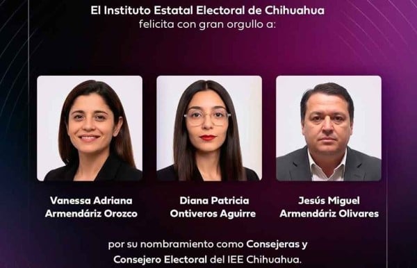 Nombra INE tres nuevos Consejeros Electorales en el IEE